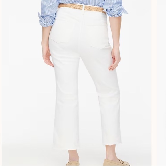 J Crew Curvy mid-rise flare crop jean in signature stretch - Picture 3 of 5